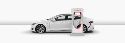 Tesla supercharging