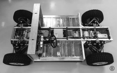 Bollinger electric truck chassis.