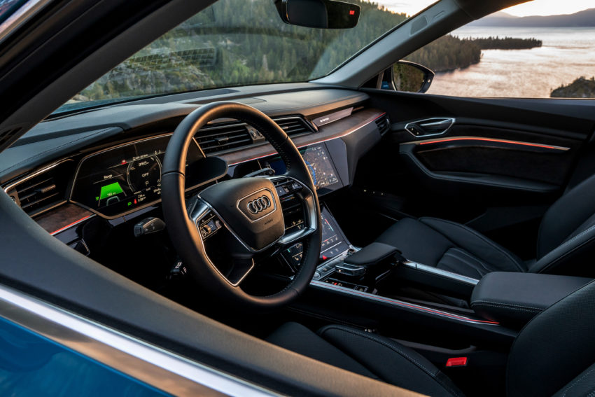 Audi e-Tron front interior