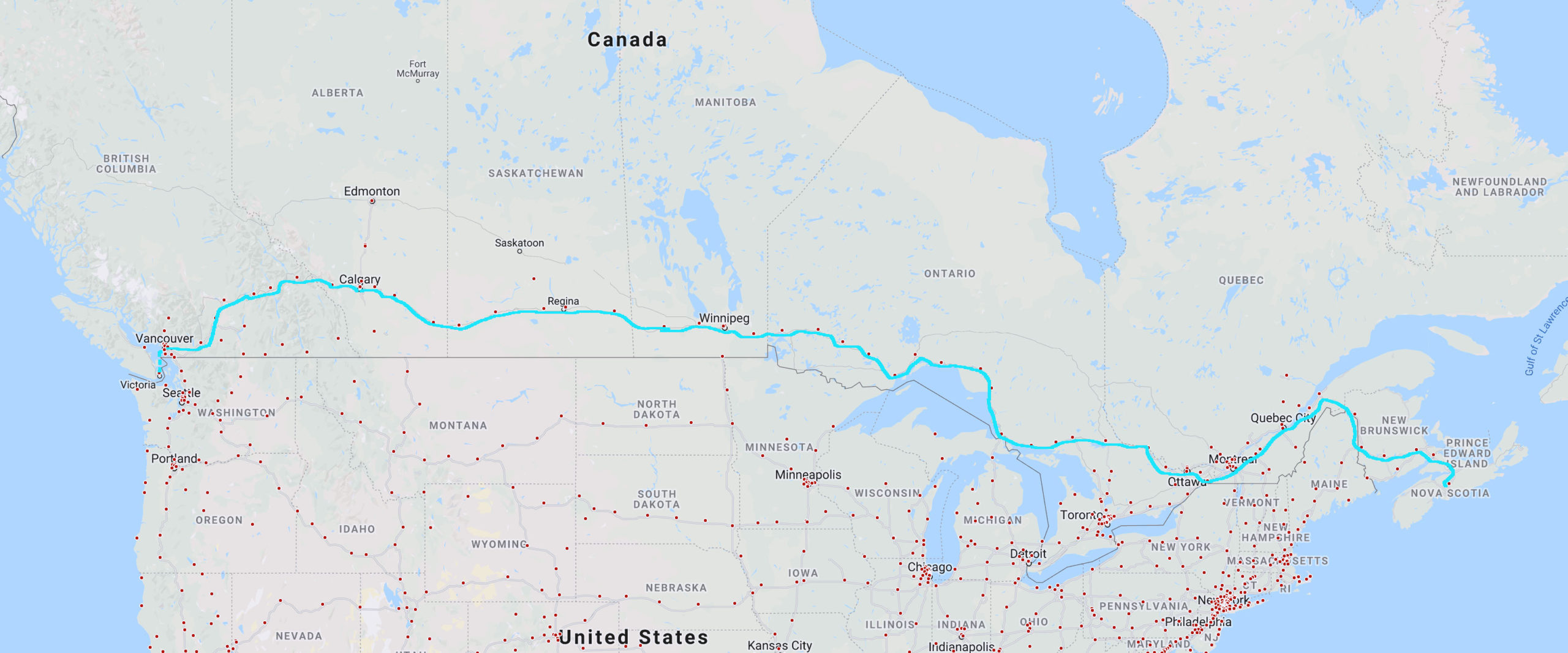 Tesla Trans Canada