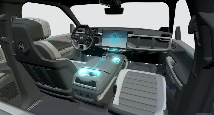 Badger interior.