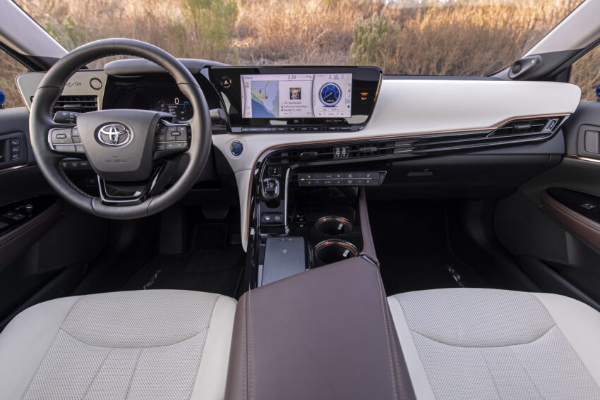 2021 Mirai front interior.