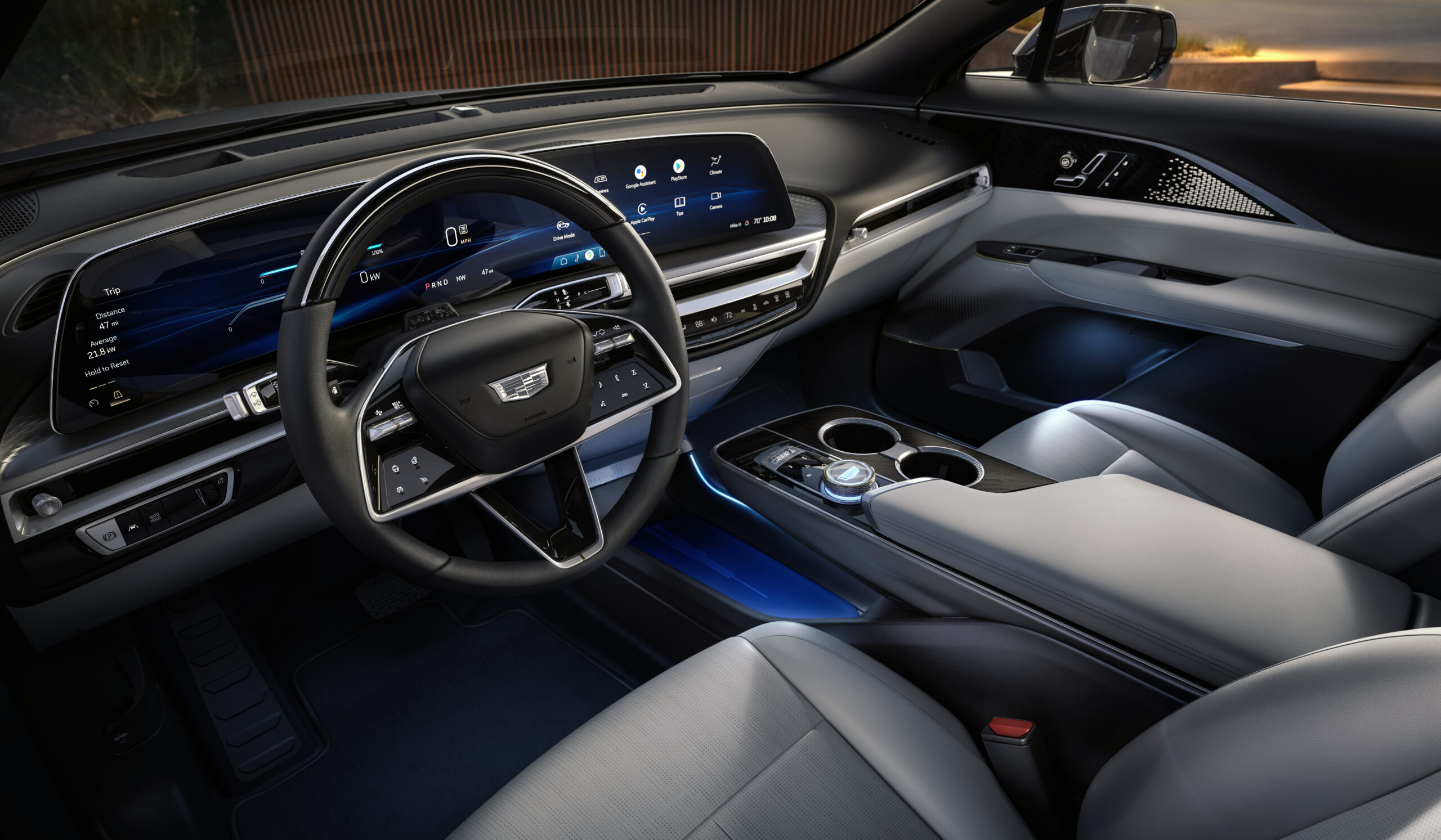 2023 Lyriq front interior.