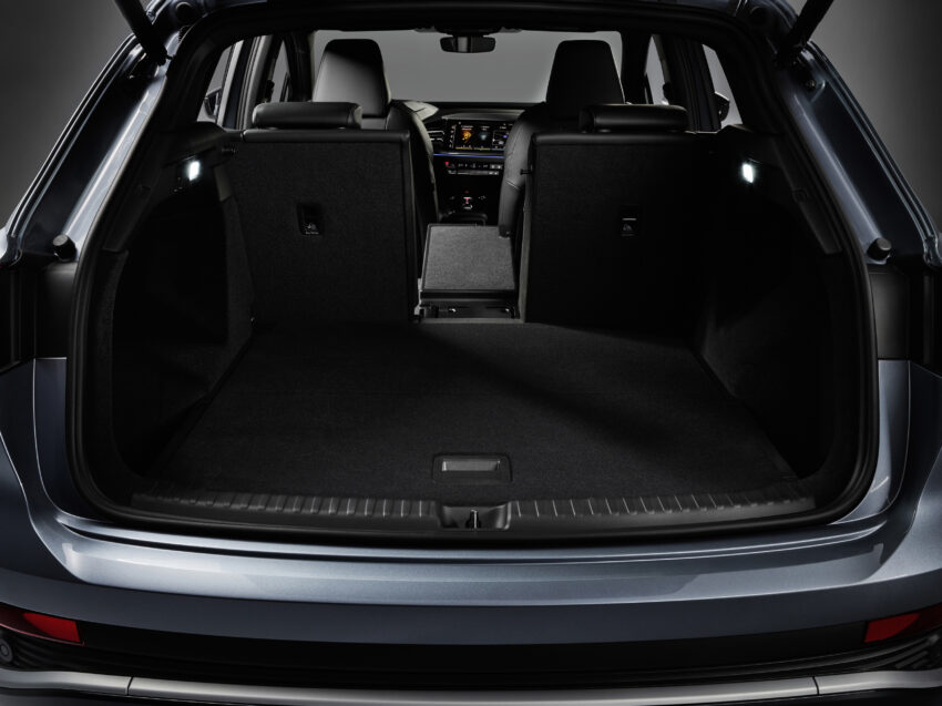 Audi Q4 e-tron cargo area.