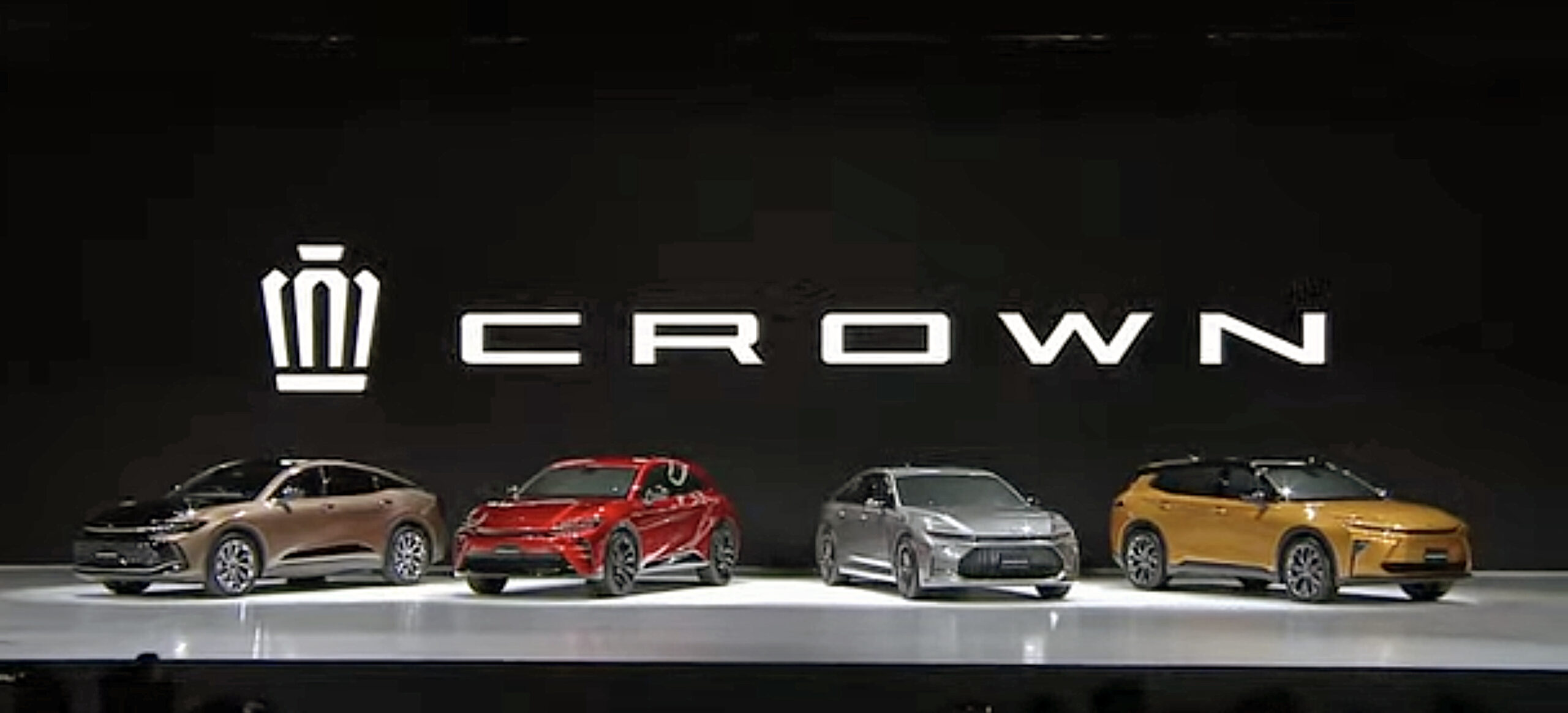 2023 Toyota Crown lineup.