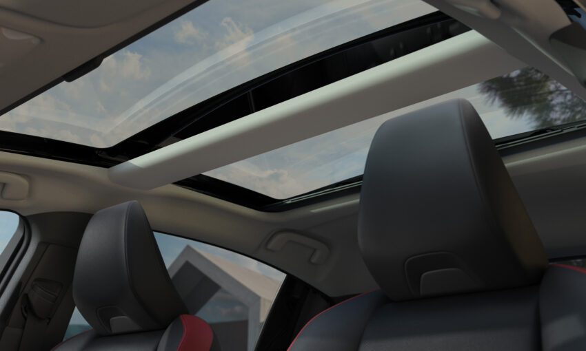 2023 Prius glass roof