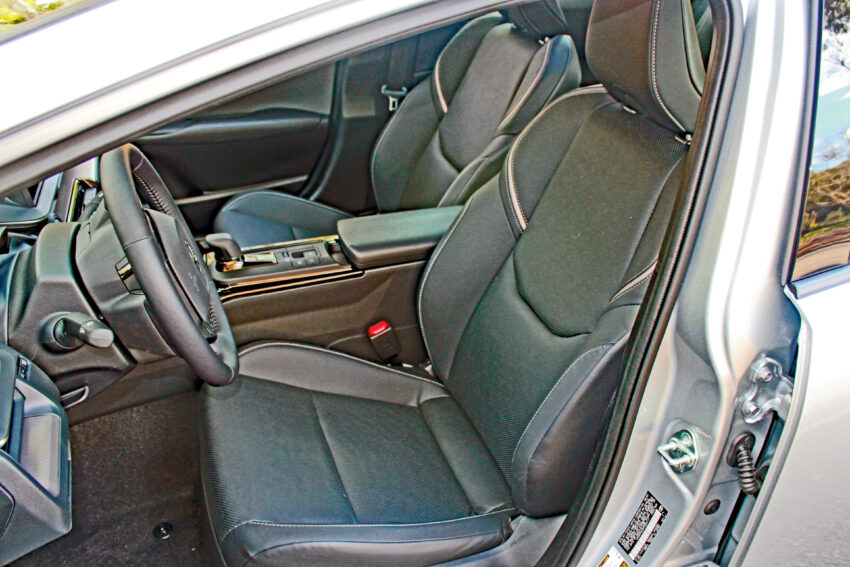 2023 Prius front interior